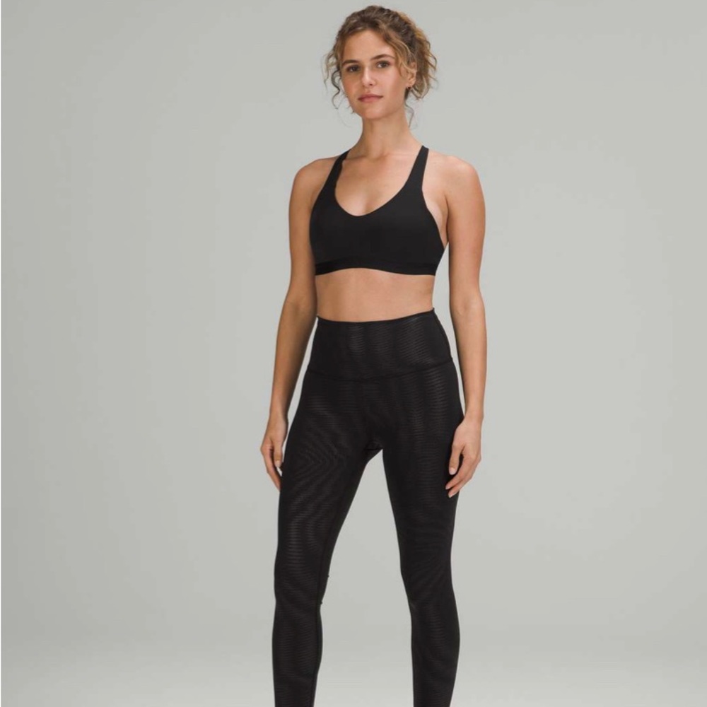 Lululemon Wunder Train HR Tight 25" *Foil - Shapeshifter Foil / size 4